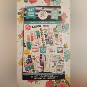 Happy Planner Quotes Sticker Book